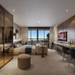 Studio 32m do Lançamento LIV Stay Residence Alphaville