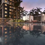 Piscina externa do Lançamento LIV Stay Residence Alphaville