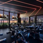 Sala de spinning do Lançamento LIV Stay Residence Alphaville